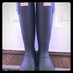 Hunter brand rain boots